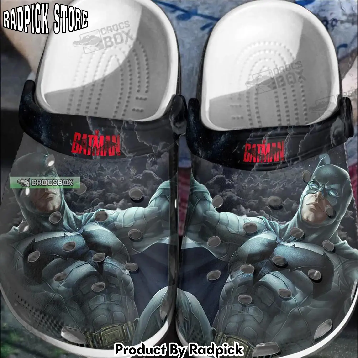 Radpick adults batman the dark knight crocss shoes rp6528335
